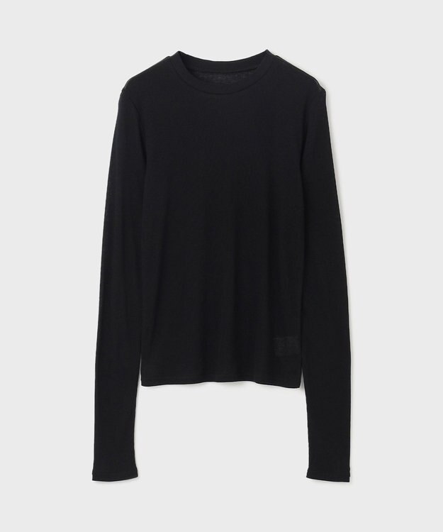 GRACE CONTINENTAL シアーテレコカットソー ブラック