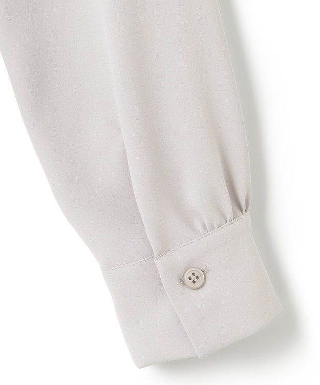 BEIGE， 【L-size】EVA / ハイネックロングスリーブブラウス Ice Blue