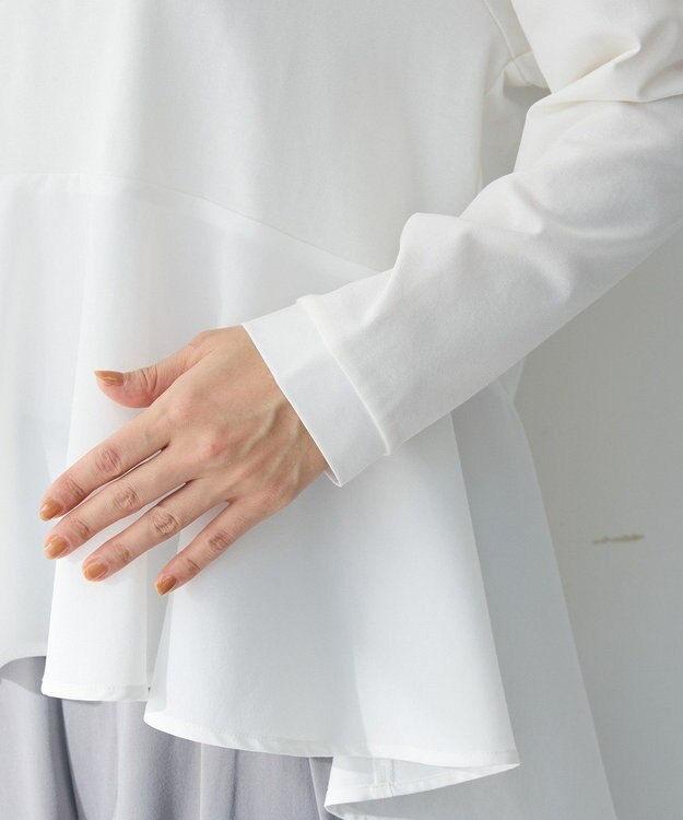 Green Parks ペプラムドッキングプルオーバー Off White