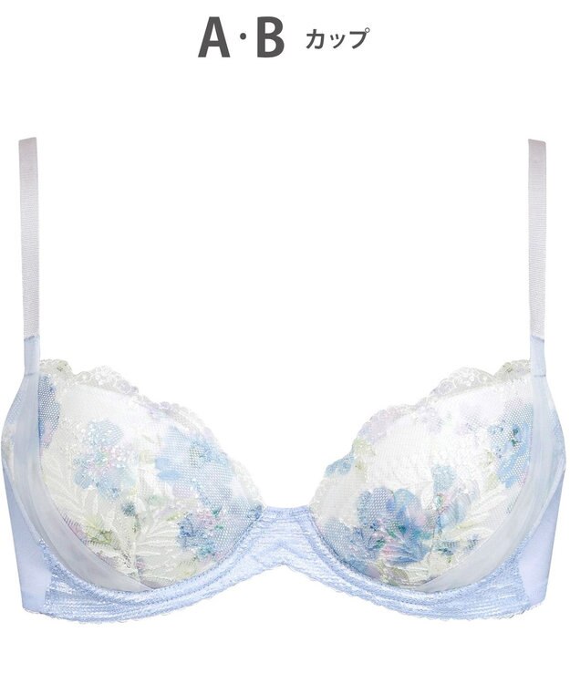 Wing 3/4カップブラ 【エアリーソフトブラ】 ふんわり軽いつけごこち　ウイング／ワコール　KB2201 ブルー