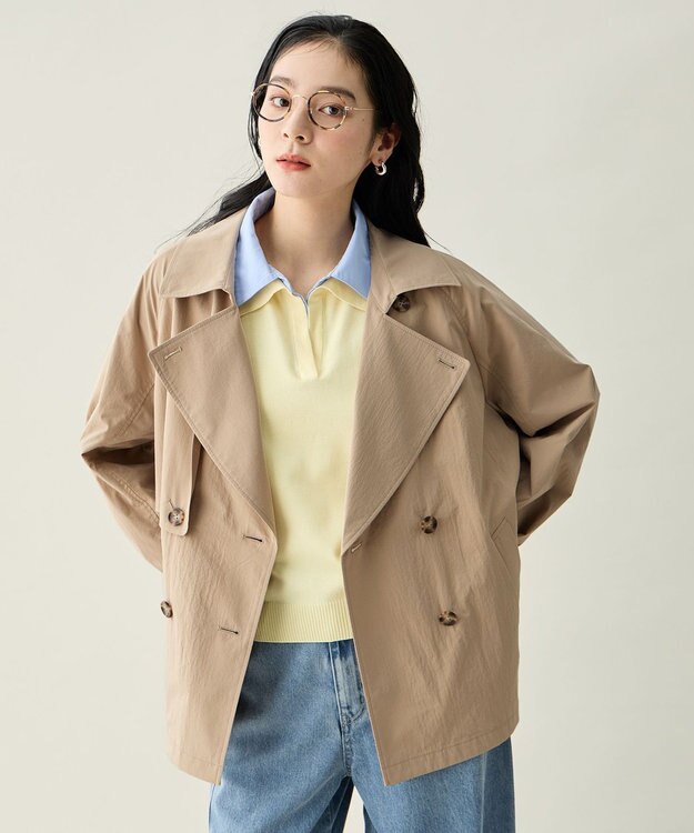 ANY エアフローライトトレンチコート ベージュ