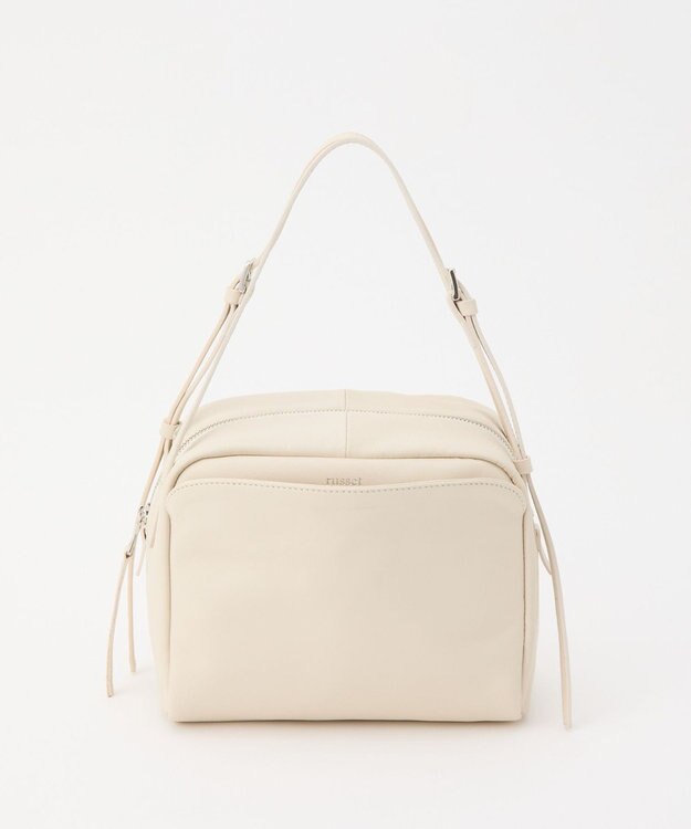 russet kuubo ボックストートバッグ(CE-1633) Ivory