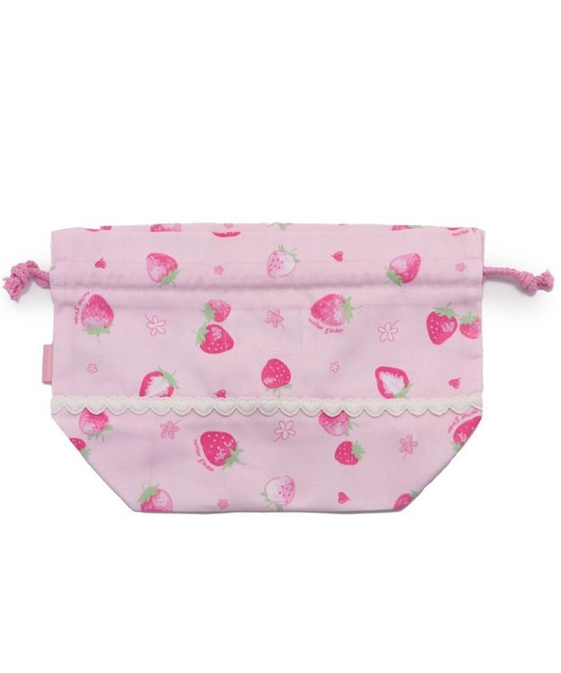 Mother garden マザーガーデン 野いちご ランチ巾着 《スケッチ柄》 スケッチ柄