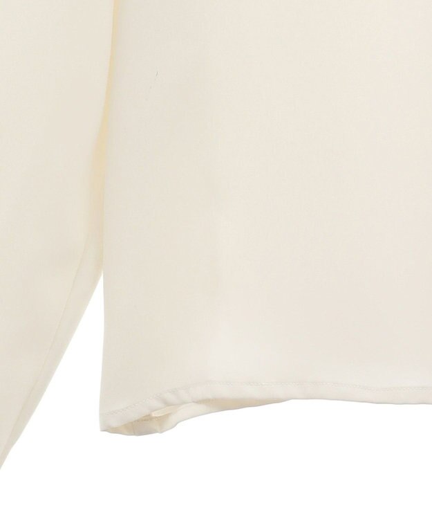 earth music&ecology 襟ビジューブラウス Off White