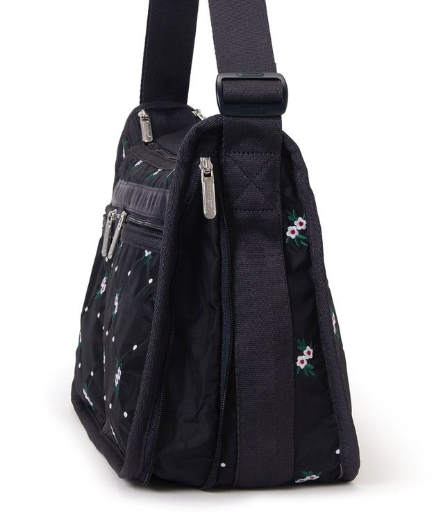 LeSportsac DELUXE EVERYDAY BAG/フローラルラティスEMB フローラルラティスEMB