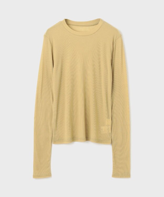 GRACE CONTINENTAL シアーテレコカットソー イエロー