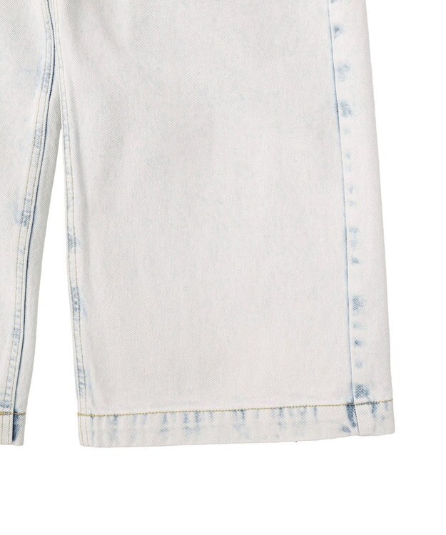 CRAFT STANDARD BOUTIQUE ハイブリーチケミカル加工デニムワイドパンツ Light Indigo