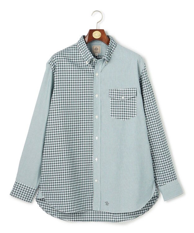 J.PRESS MEN 【KING SIZE】ガーメントダイオックスフォード シャツ / B.D. ダークグリーン系7