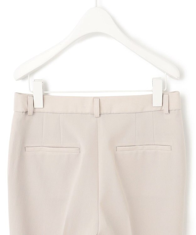 ICB L 【洗える】レーヨンライクトロ スティックパンツ トープ系