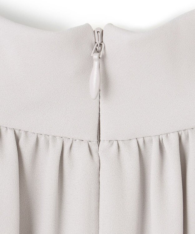 BEIGE， 【L-size】EVA / ハイネックロングスリーブブラウス Ice Blue