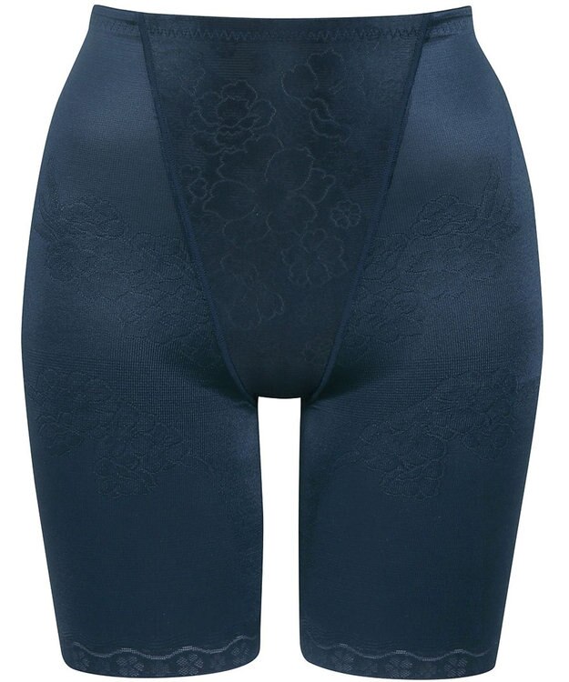 Wing ガードル 【キュッとアップパンツ】 ヒップをまるくメリハリあるラインに ラクにおなか押さえ ロング丈 KQ0745 ウイング／ワコール グリーン