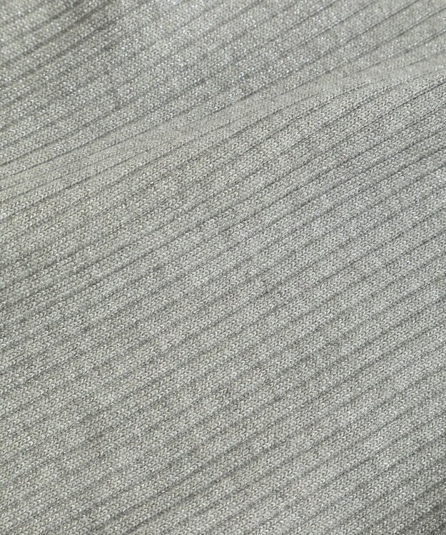 YECCA VECCA ラメ混ハイネックリブニット Gray