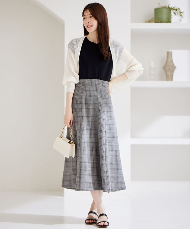 ANY SIS 【洗える】ボレロ カーディガン アイボリー