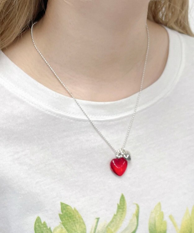 WEGO L2Pクリアハートモチーフネックレス 柄4