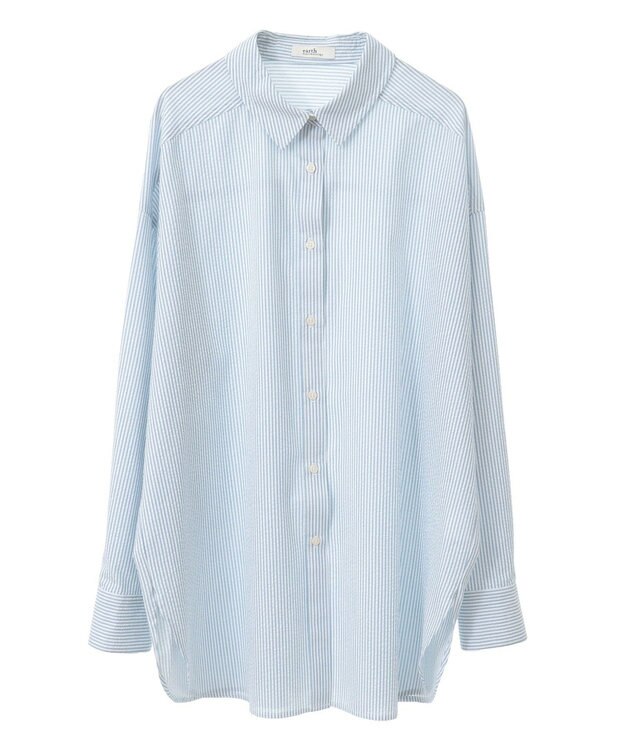 earth music&ecology サッカーレギュラーシャツ Blue