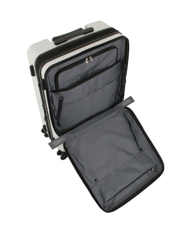 ACE BAGS & LUGGAGE World Traveler プリマス フロントポケット スーツケース 64-74L 06702 ワールドトラベラー ホワイト