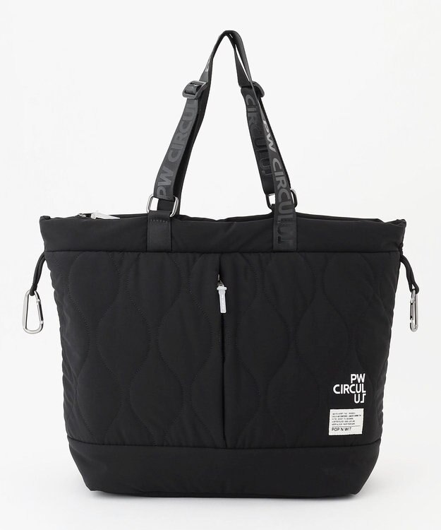 PW CIRCULUS 【UNISEX】中綿ビッグトート ゴルフ ブラック系