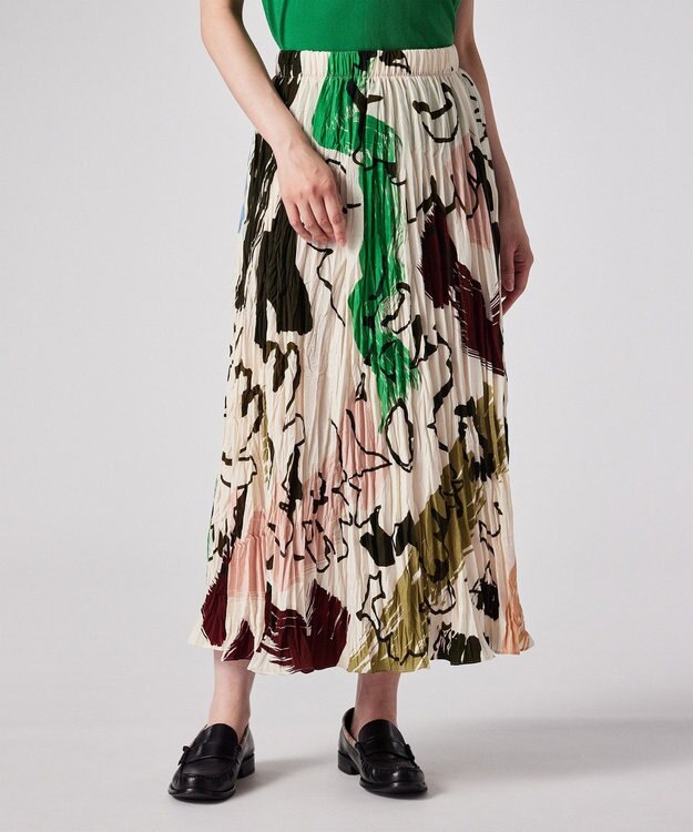 Paul Smith Painters Smock プリーツスカート アイボリー