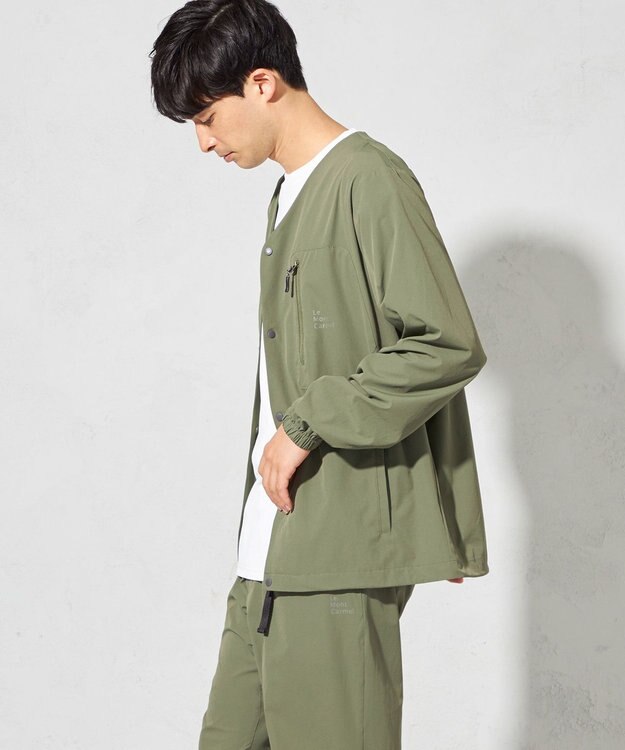 SHARE PARK MENS 【UNISEX】撥水加工 フレックスカーディガン（L・XLサイズ） グリーン