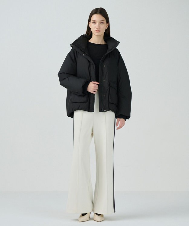 GRACE CONTINENTAL スタンドカラーダウンジャケット ブラック