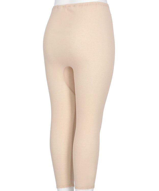 Wing インナーボトム 綿100％(身生地部) 【綿100％ シャリ感タイプ】 7分丈 春 夏 ER6764 ウイング／ワコール ベージュ