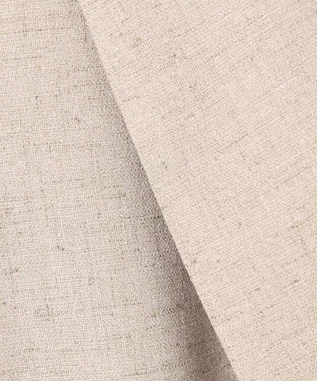 BEIGE， 【洗える】CAROLE / リネンライクノースリーブジレジャケット Sand