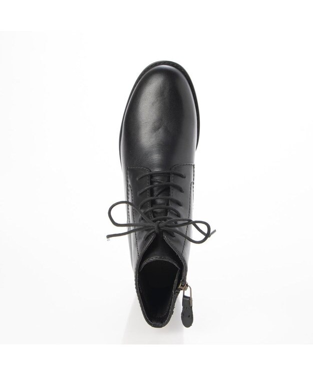 ing <ing>【WEB限定】【サスティナブルシリーズ】レースアップショートブーツ ブラック