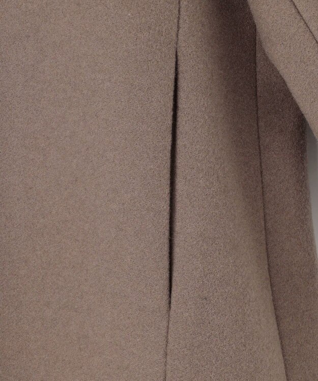 組曲 L ウールモッサ ショートコート ブラウン系