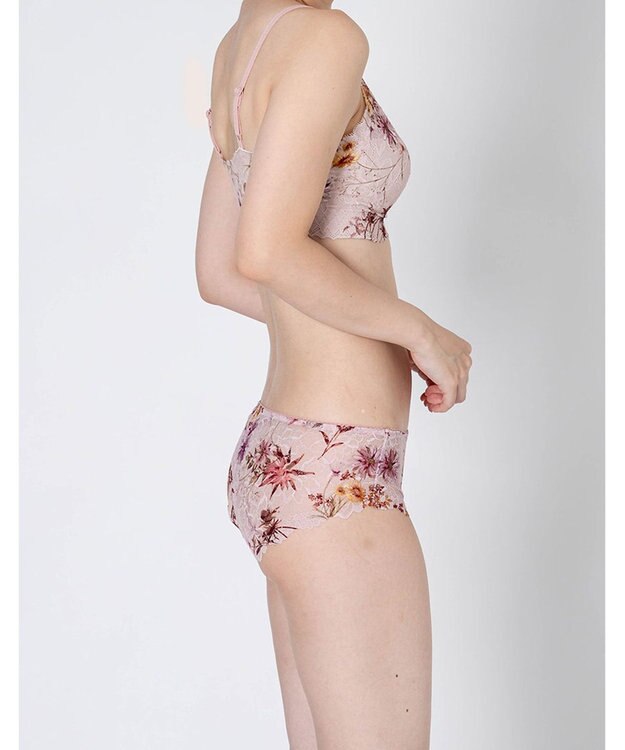 WACOAL サニタリーショーツ 【GOCOCi ゴコチ】 「普通~多い日」に対応 後ろまでしっかりカバー 羽付きナプキン対応 総レース 生理用ショーツ はきこみ丈あさめ レディース PGG198 /ワコール ピンク