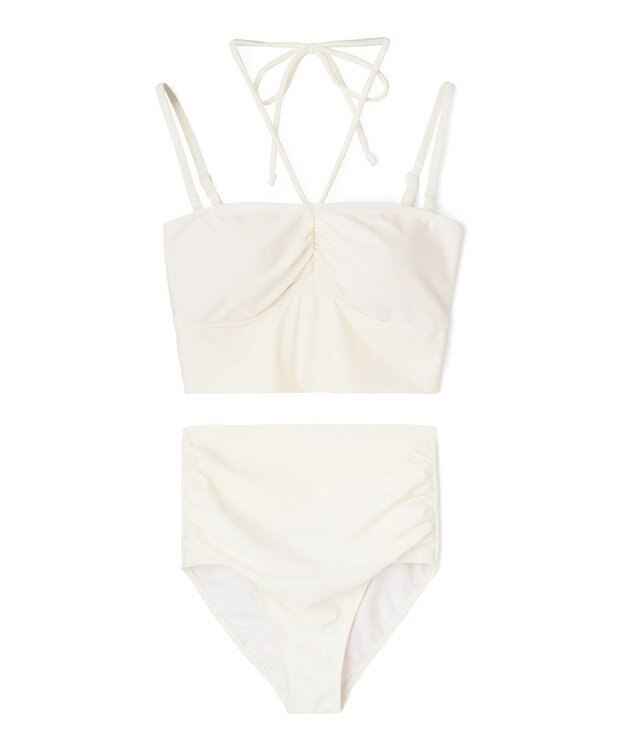 San-ai Resort（三愛水着楽園） 【SALE】トップス付き3点セット水着　9M　【San-ai Resort（サンアイリゾート）】 ホワイト