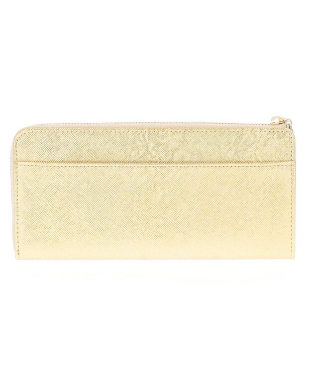 LANVIN en Bleu リュクサンブールブリエ Lファスナー長財布 ゴールド