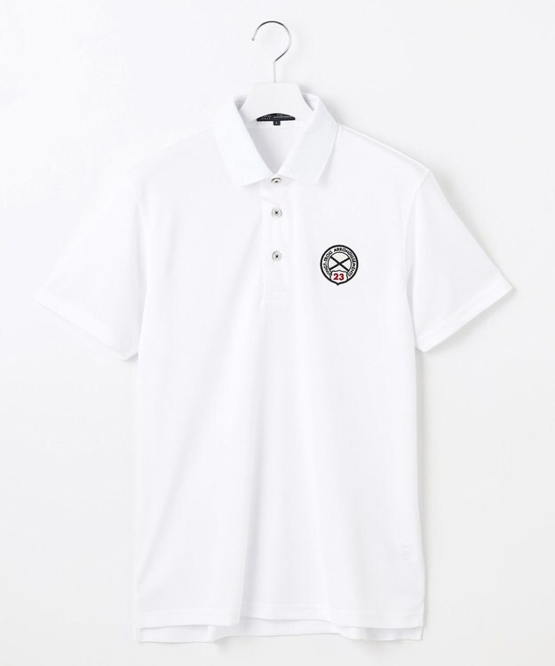 23区GOLF 【MEN】カラバリ豊富な半袖ポロシャツ ホワイト系