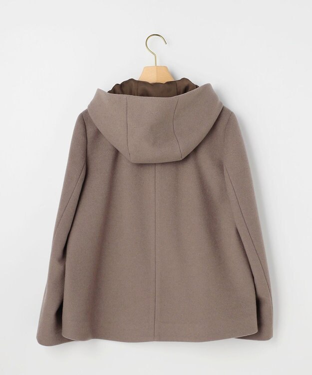 組曲 L ウールモッサ ショートコート ブラウン系