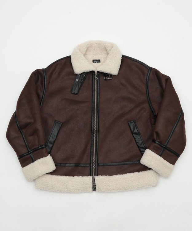 WEGO 【25年秋冬新作/ユニセックス着用ITEM/MLサイズ展開】B－3ジャケット ブラウン