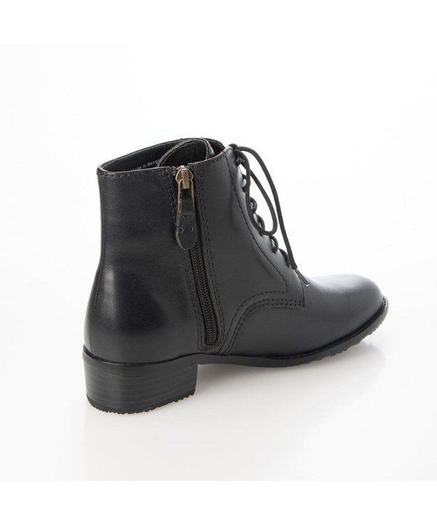 ing <ing>【WEB限定】【サスティナブルシリーズ】レースアップショートブーツ ブラック