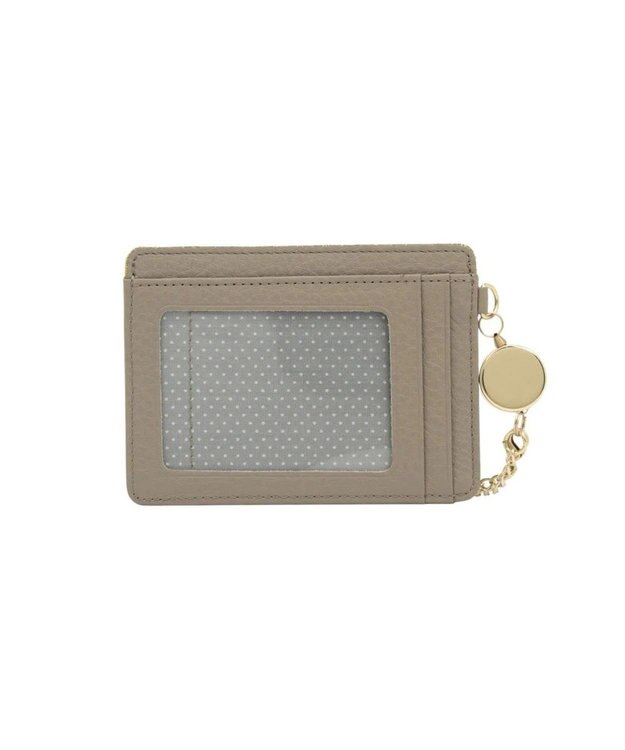 LANVIN en Bleu メラニー リール付きパスケース グレージュ