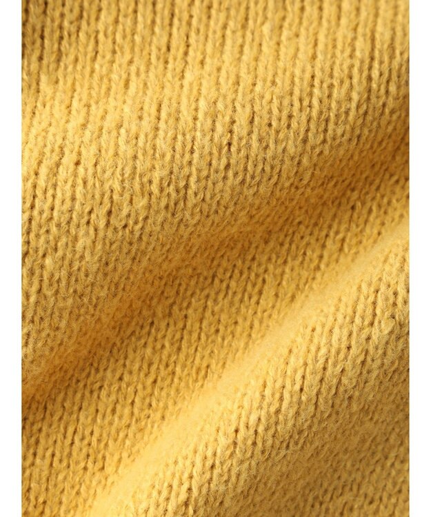 Green Parks クルーネックカーディガン Mustard