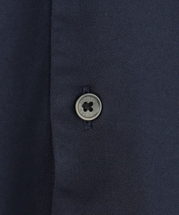 JOSEPH HOMME ツイルネルジャージー　レギュラーカラーシャツ ネイビー系