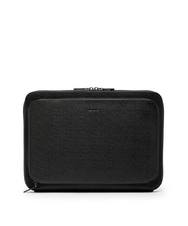 TUMI ビジネスバッグ メンズ  NASSAU SLG ラップトップ・ポートフォリオ BLACK EMBOSSED