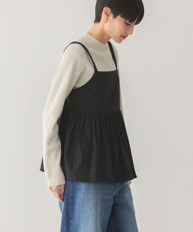 AMERICAN HOLIC ティアードキャミ Black