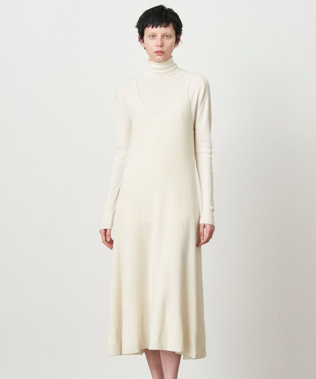 WOOL CASHMERE SILK | タンクトップドレス / ATON | ファッション通販