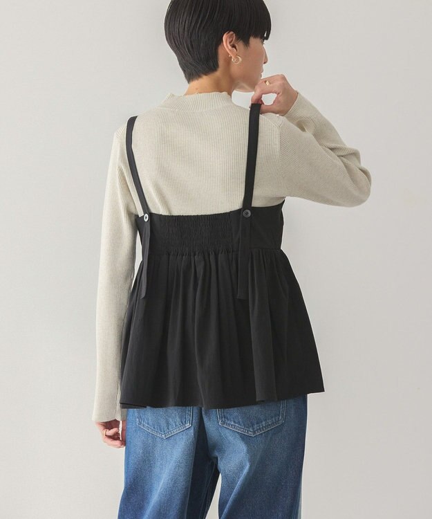 AMERICAN HOLIC ティアードキャミ Black