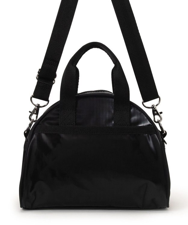 LeSportsac ROUND SM SATCHEL/ブラックシャイン ブラックシャイン