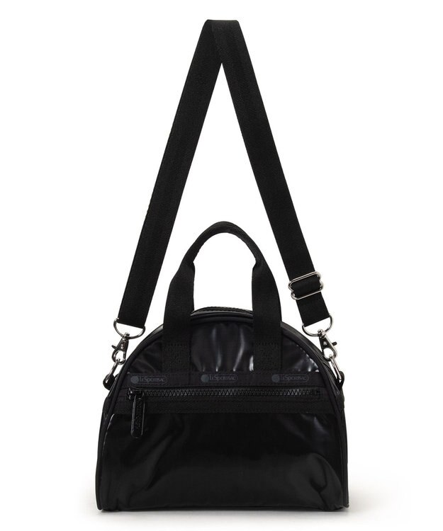 LeSportsac ROUND SM SATCHEL/ブラックシャイン ブラックシャイン