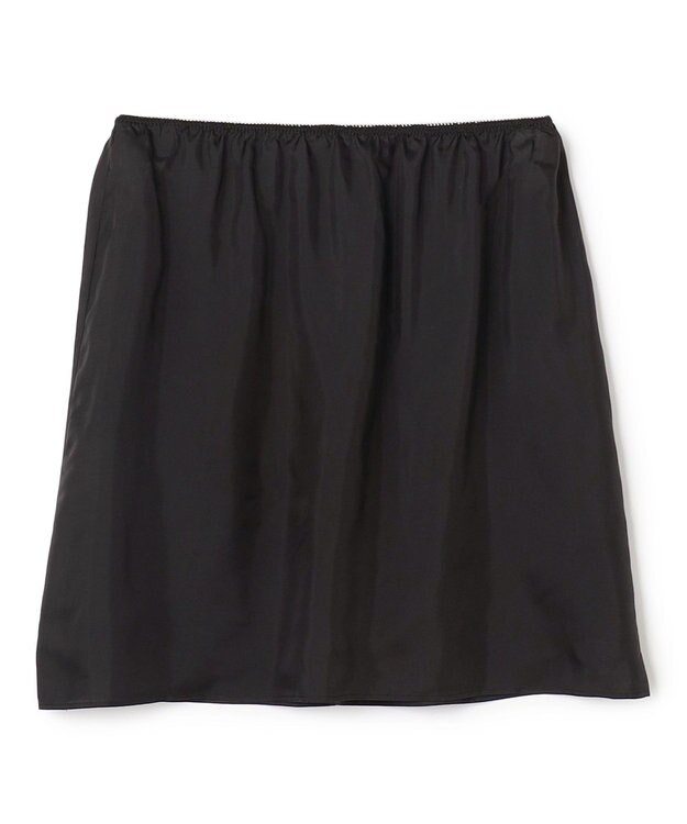 BEIGE， FLUORITE / 異素材コンビ レーススカート Black