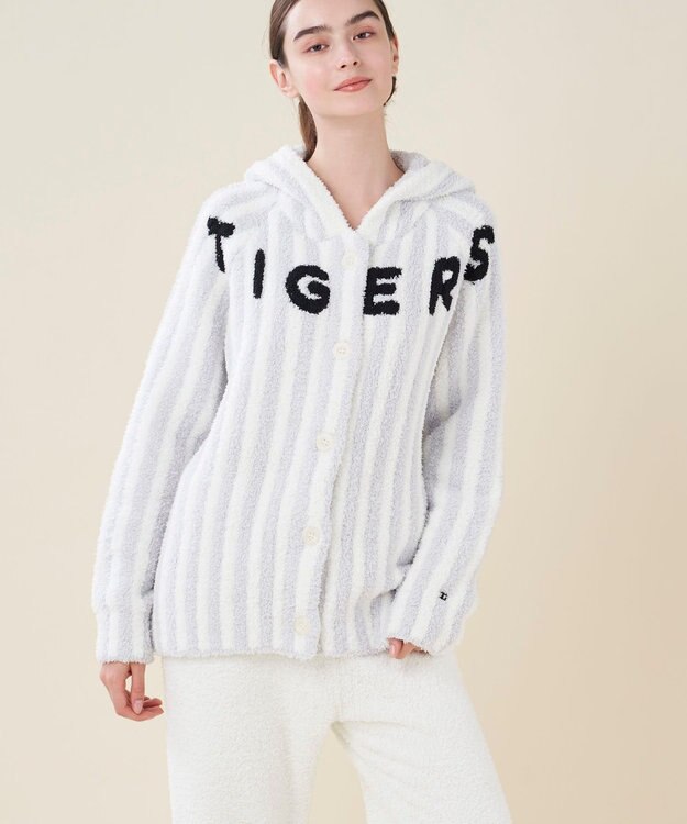 une nana cool MADE WITH 阪神タイガース やわらかモフモフフーディー GY