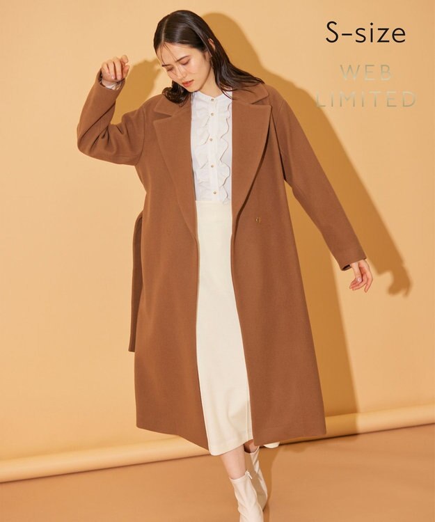 BEIGE， 【WEB限定・S-size】JANNU / ロングコート Camel