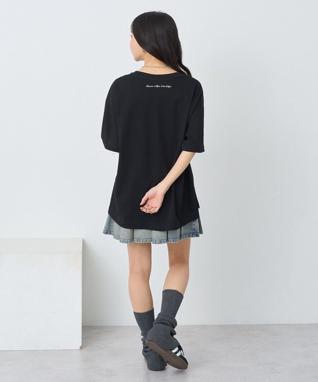 earth music&ecology ＰｈｏｔｏスリットＴ Black