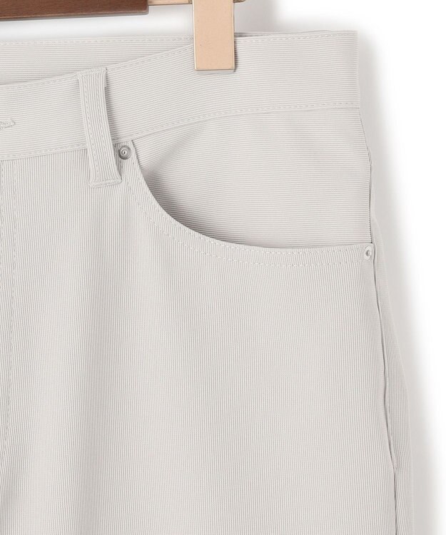 J.PRESS MEN 【WEB・一部店舗限定】ピケストレッチパンツ ライトグレー系