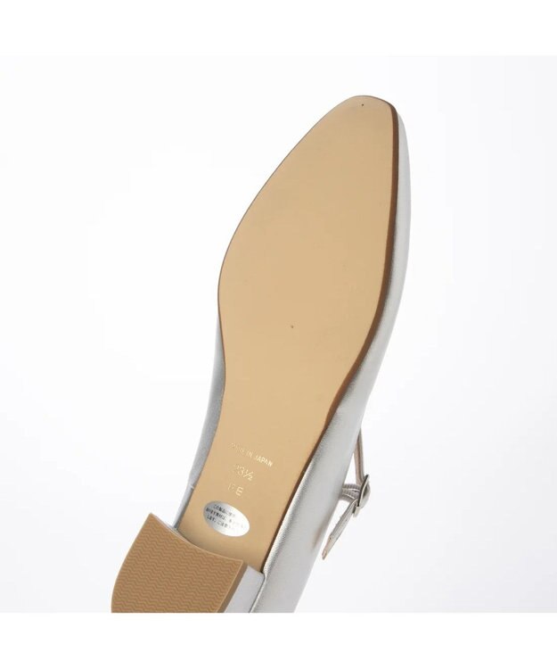 Riz raffinee <Riz raffinee>斜めストラップパンプス シルバー